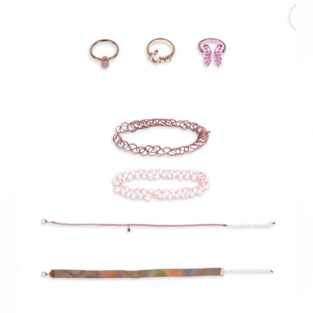 🔴 3/$12 Wonder‎ Nation Girl’s Ring and Choker Set! NEW!